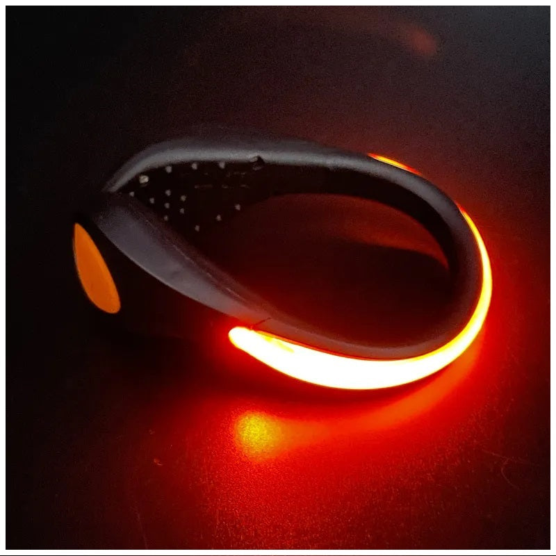 Luces Led Deportivas para Zapatillas Bicicleta Pulsera 2 Unidades