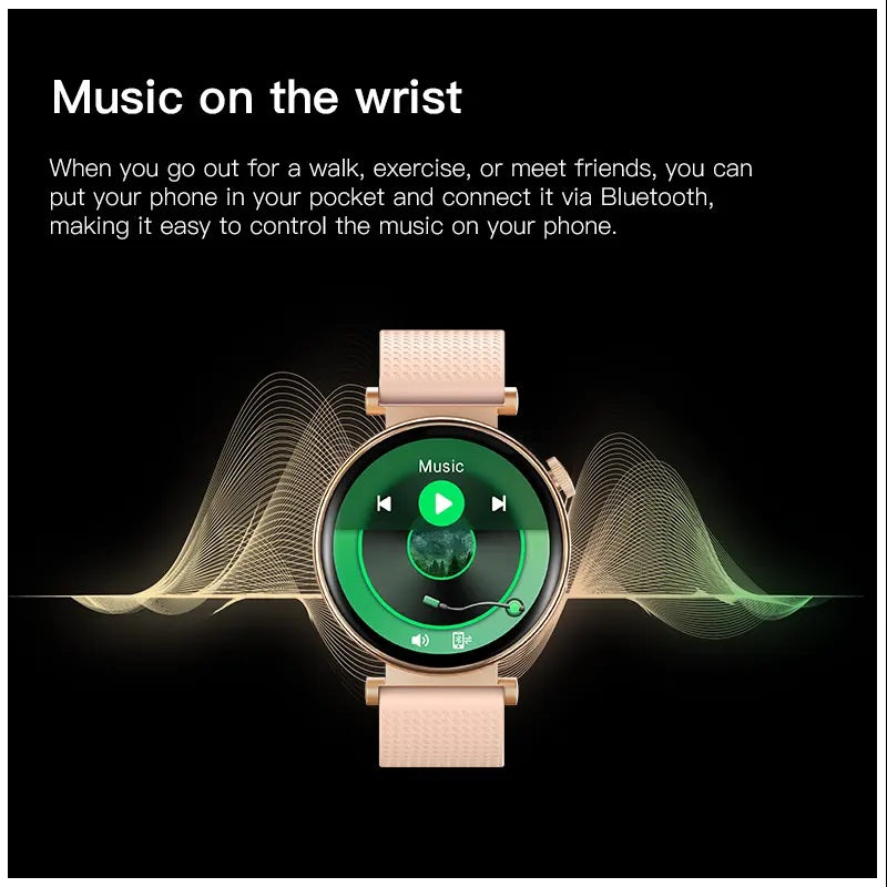 Smartwatch DS5 Mini Mujer con Correas de Silicona y Metálica