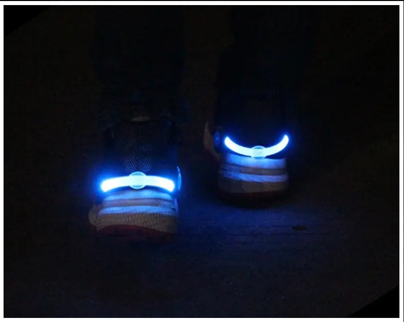 Luces Led Deportivas para Zapatillas Bicicleta Pulsera 2 Unidades