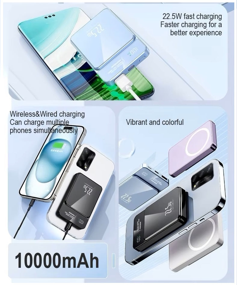 Power Bank Magnética carga Inalámbrica 30000mAh 22W