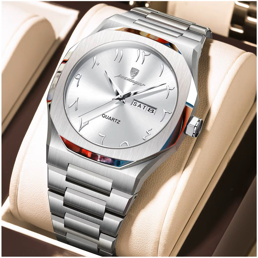 Reloj Hombre Modelo 830 41 mm Cuarzo Calendario Acero 3 BAR - imagen 7