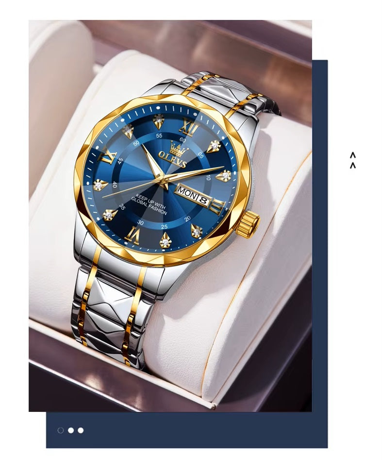Reloj Cuarzo para Hombre con Diseño Elegante