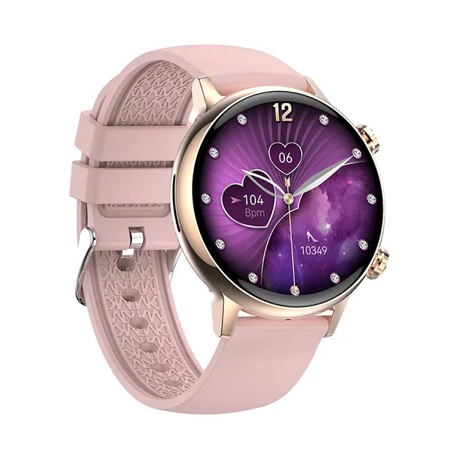 Smartwatch Bluetooth Mujer Pantalla AMOLED Correa Silicona