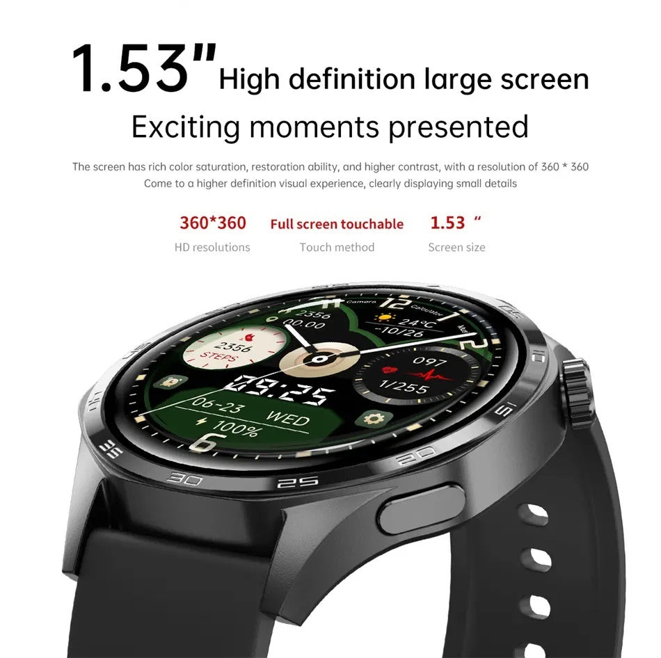 Smartwatch GT5 PRO Bienestar Conectividad 24/7 IP67