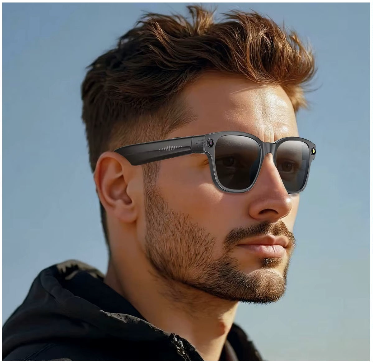 Gafas Inteligentes L801 Cámara 8MP 1200P, Traducción IA y WiFi