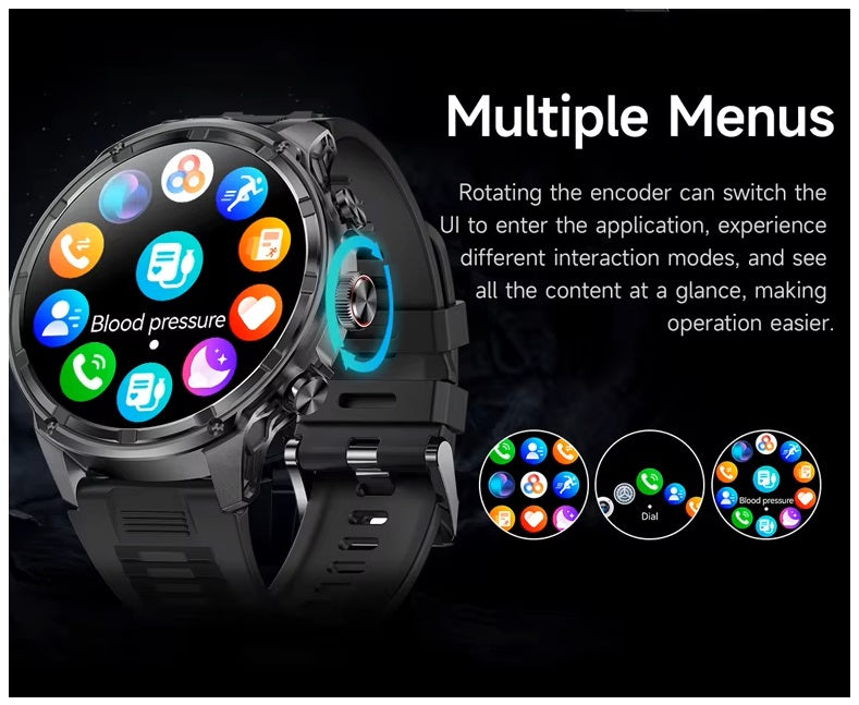 Smartwatch V99 AMOLED 1.85 Batería 710mAh, Llamadas Bluetooth