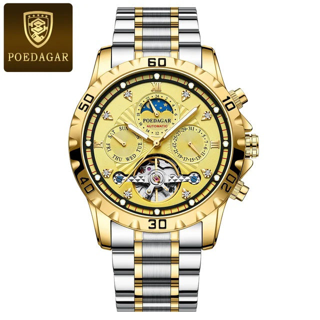 Reloj Automático para Hombre con Esfera de Visualización Completa