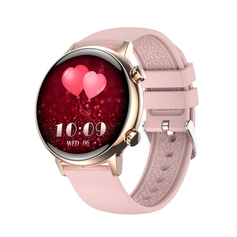 Smartwatch Bluetooth Mujer Pantalla AMOLED Correa Silicona