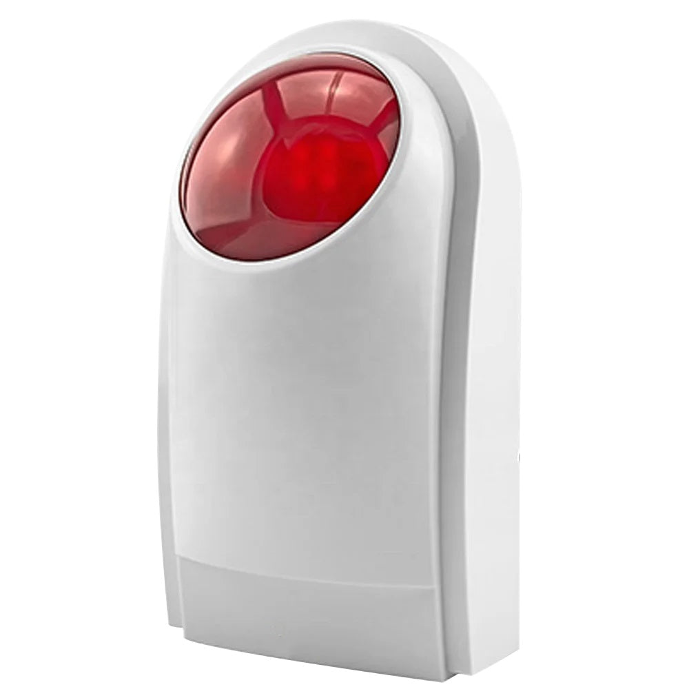 Sirena Estroboscópica WiFi Exterior 110-120 dB con 10 Controles