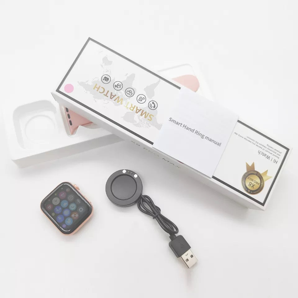 Smartwatch Bluetooth X8 PRO MAX Rosado