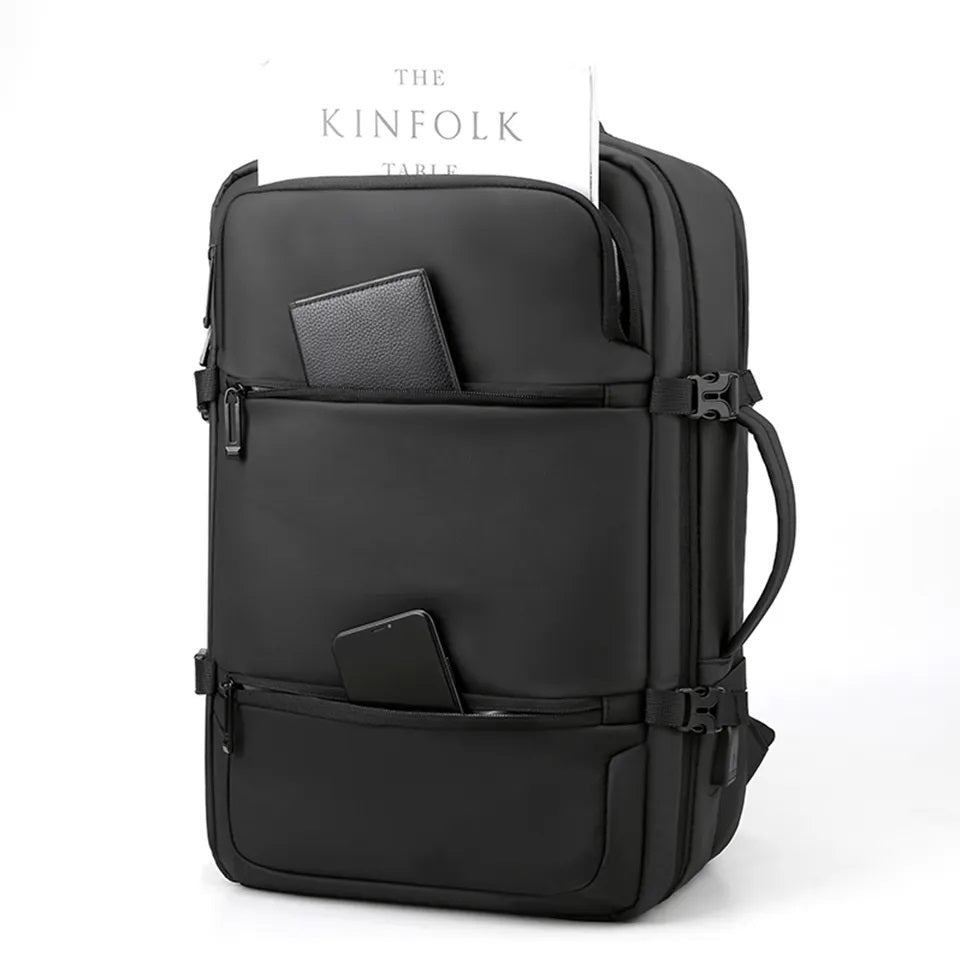 Mochila Multifuncional de Viaje Resistente al Agua con puerto USB 37 L