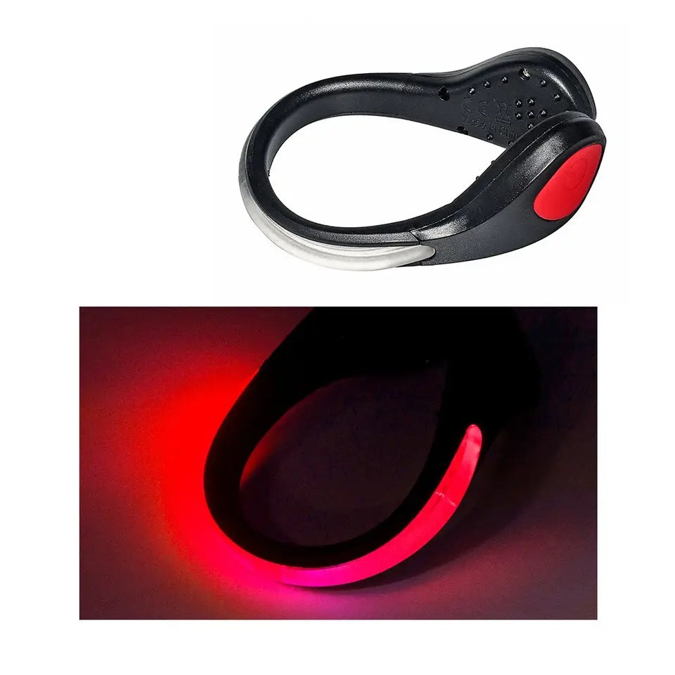Luces Led Deportivas para Zapatillas Bicicleta Pulsera 2 Unidades