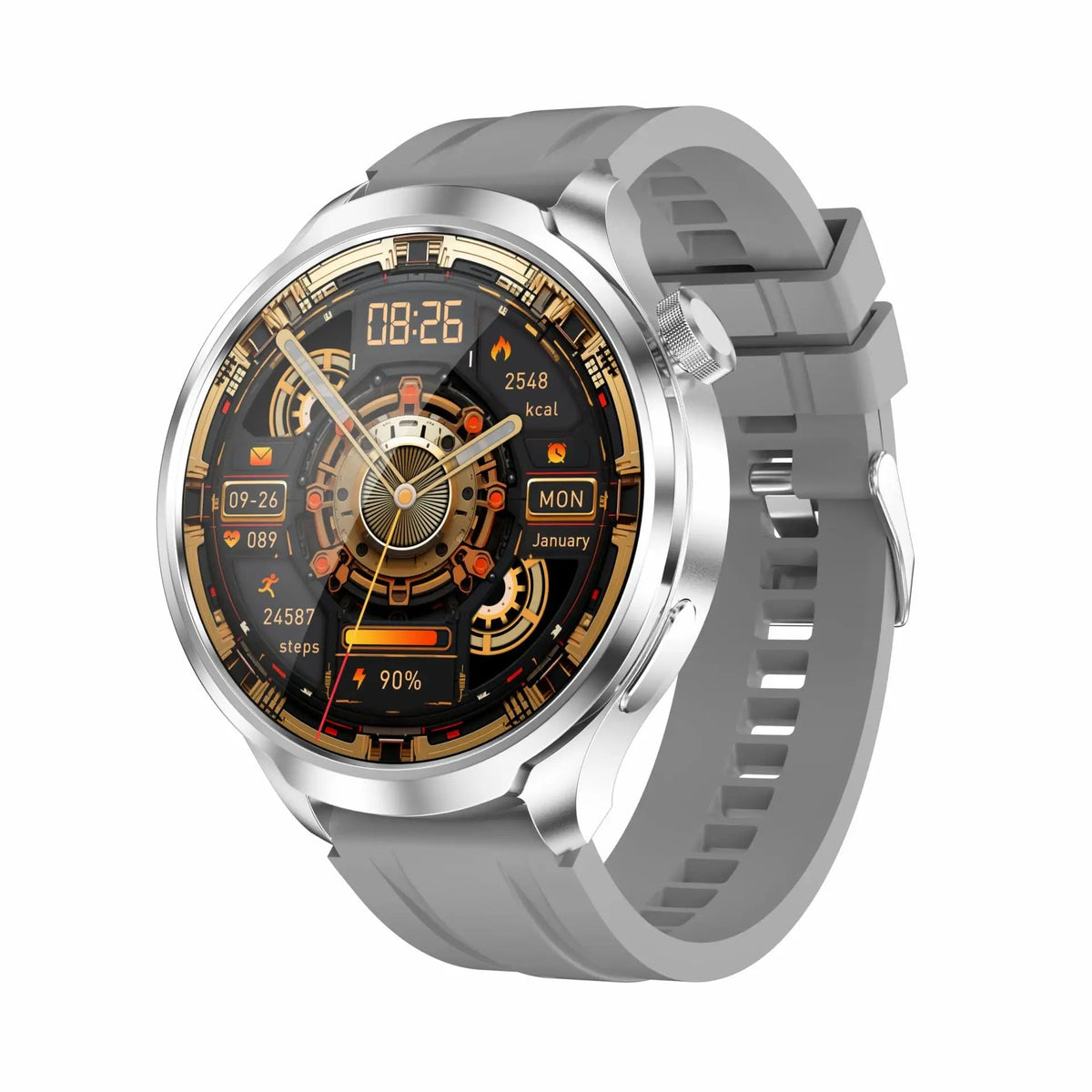 Smartwatch GT5 Pro NFC, Bluetooth, Deporte y Asistente de Voz