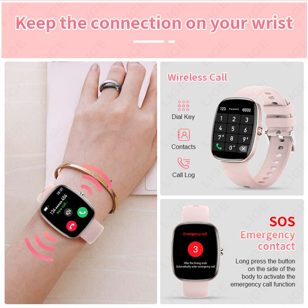 Smartwatch T69 1.83" Llamadas Bluetooth, Actividad e IP67