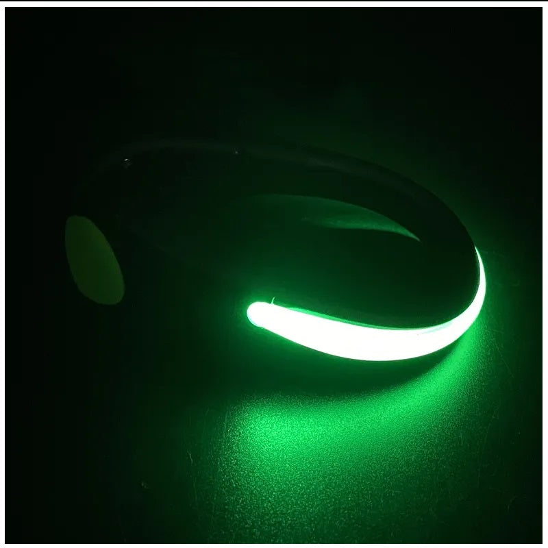 Luces Led Deportivas para Zapatillas Bicicleta Pulsera 2 Unidades