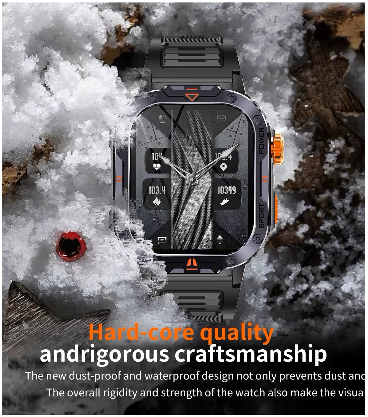 Smartwatch Deportivo NX20 Llamadas Bluetooth Música Linterna IP68