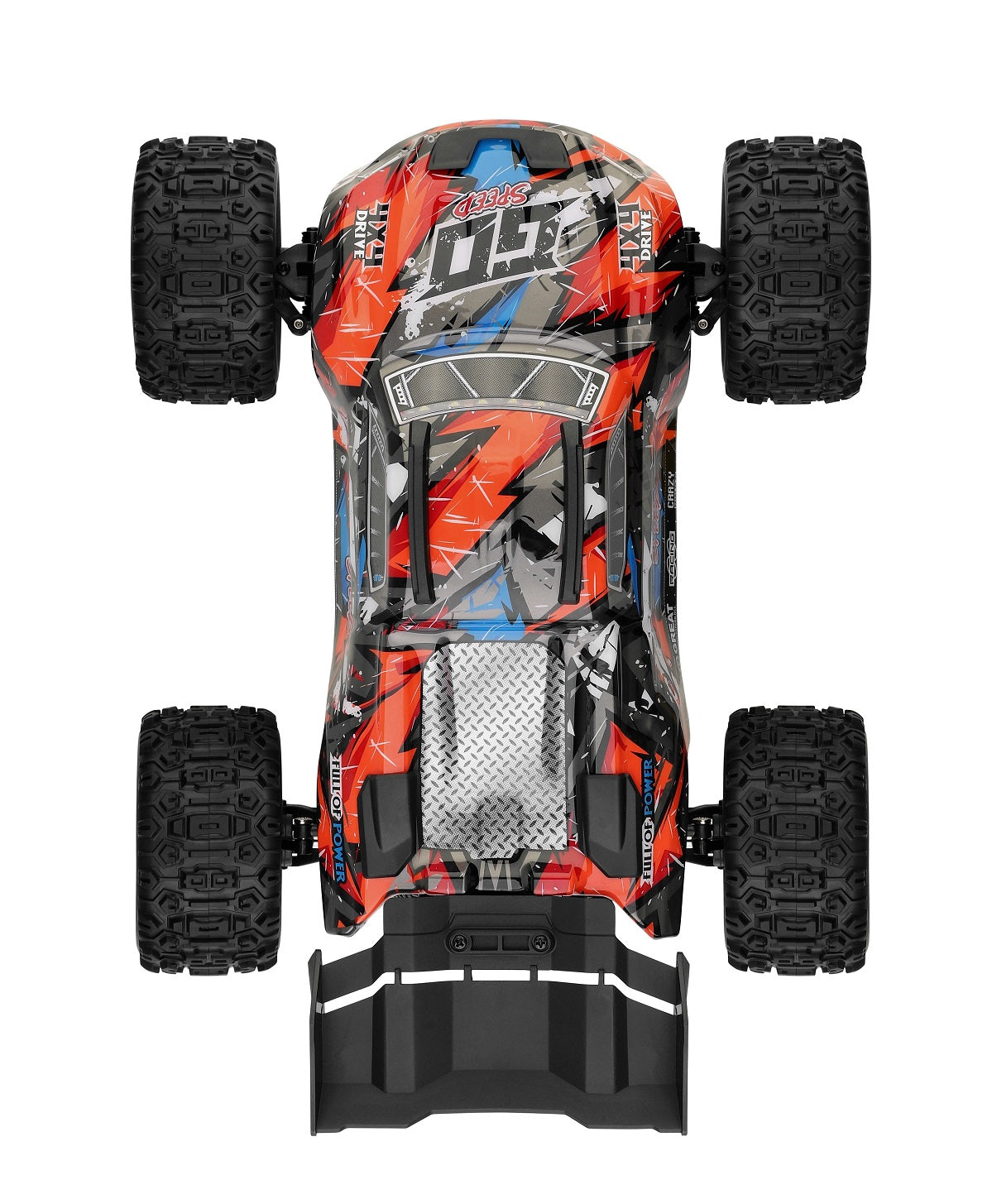 Auto RC Monster Truck 4WD 60 km/h Escala 1:18