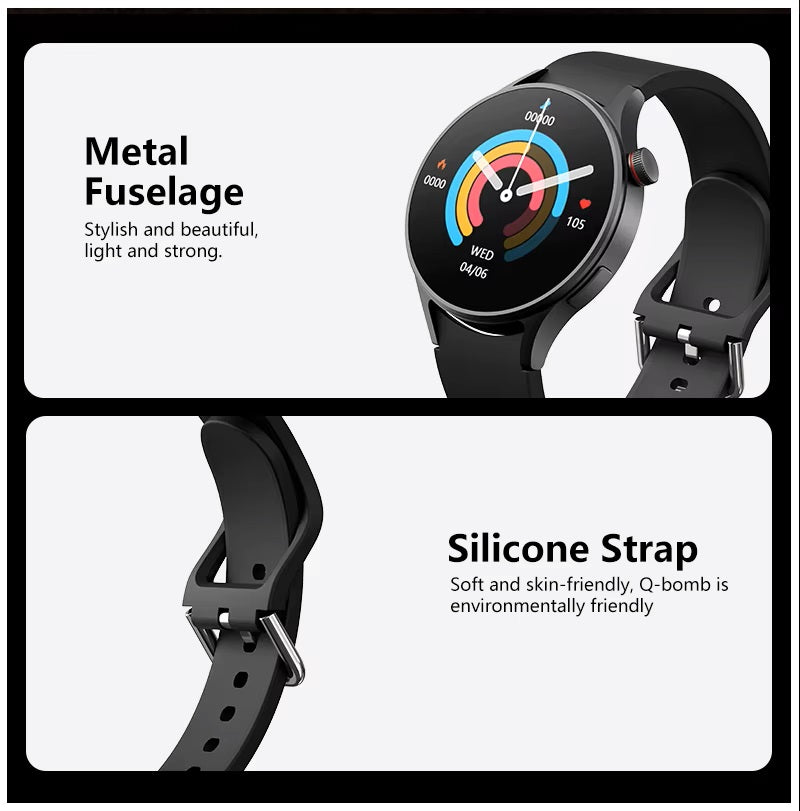 Smartwatch C13 2025 con Llamadas Bluetooth, Ritmo Cardíaco y Sueño