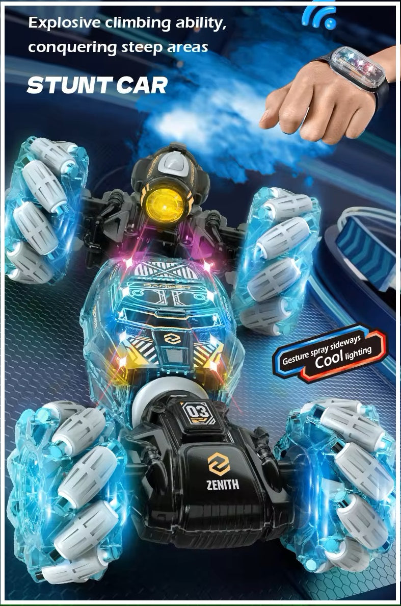 Auto Acrobático Doble Cara 4X4 RC Control Remoto Gestos 2.4G