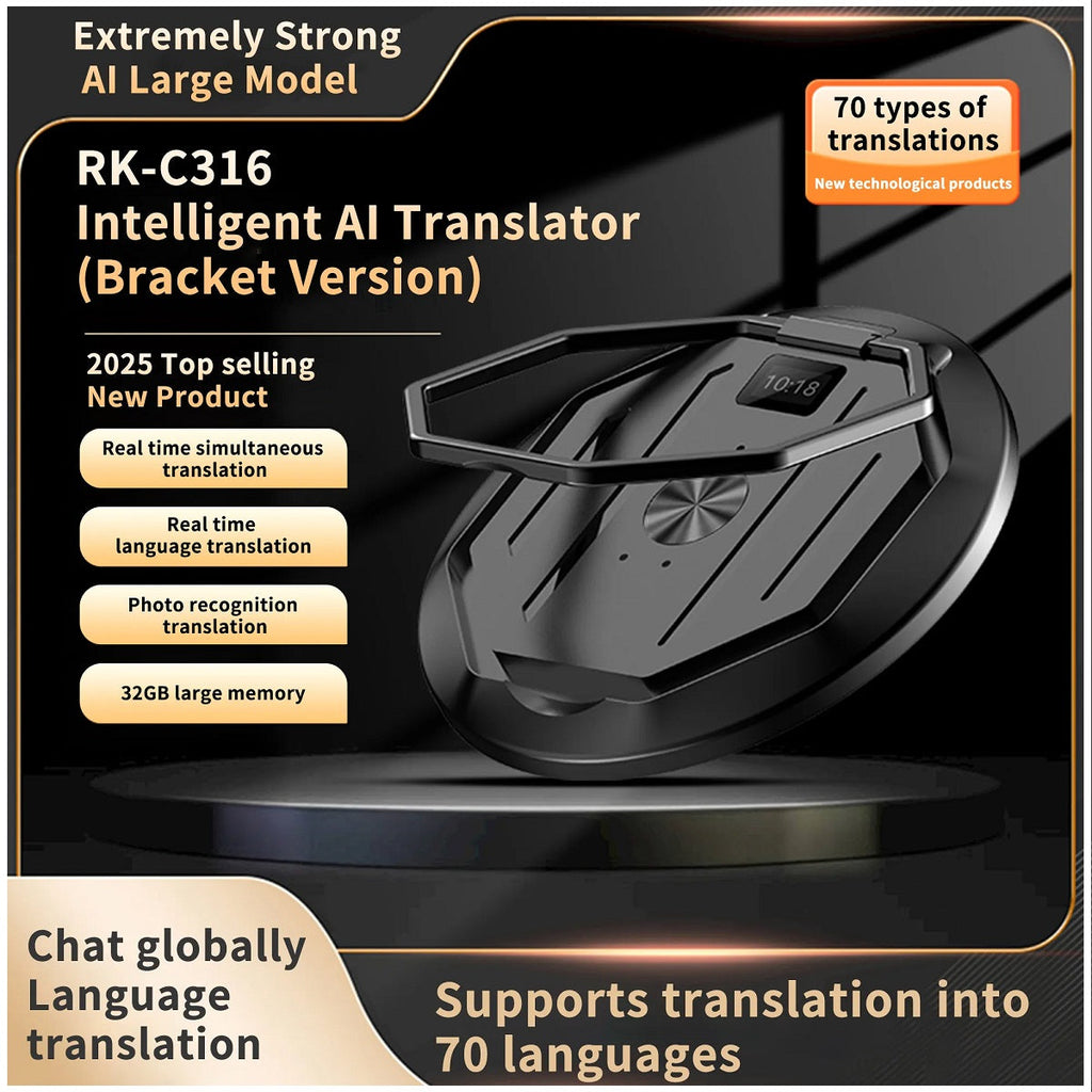 Traductor Inteligente Traducción AI Instantánea de Voz 70 Idiomas