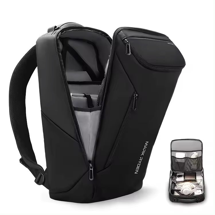 Mochila Resistente al Agua Multifuncional Carga USB Ideal Viajes
