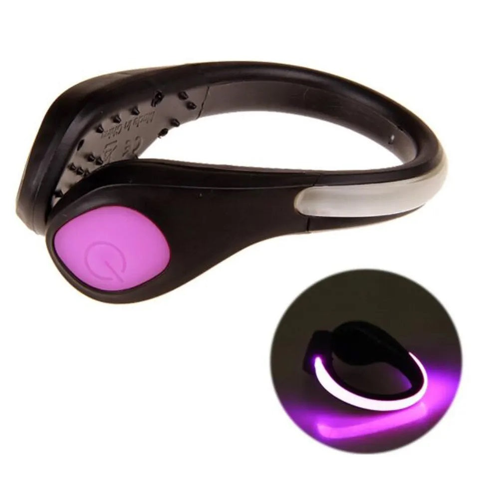 Luces Led Deportivas para Zapatillas Bicicleta Pulsera 2 Unidades