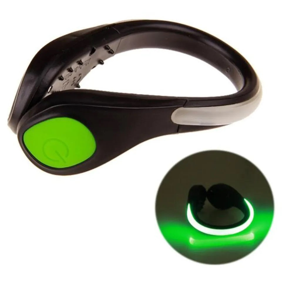 Luces Led Deportivas para Zapatillas Bicicleta Pulsera 2 Unidades