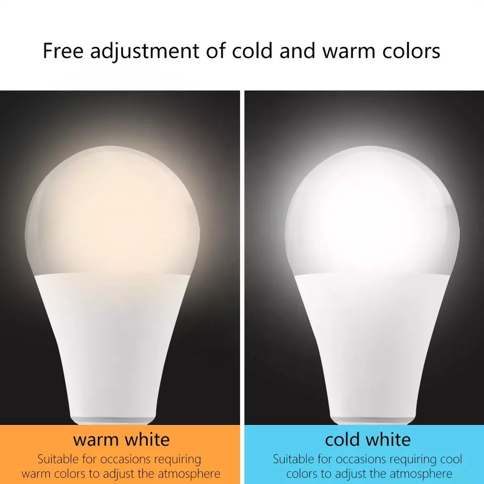 Ampolleta LED WiFi Inteligente RGB Control desde Smartphone