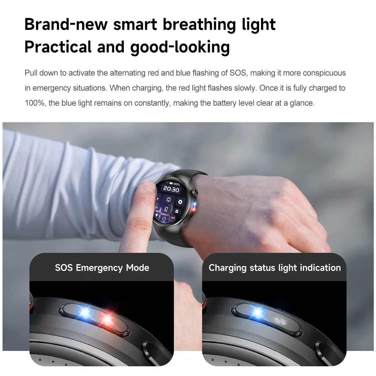 Smartwatch Llamadas Bluetooth, Actividad y Bienestar