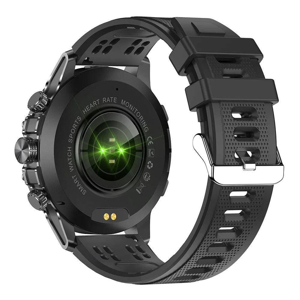 Smartwatch Deportivo Táctico AMOLED 1.75” IP67, 600mAh, Bluetooth HD