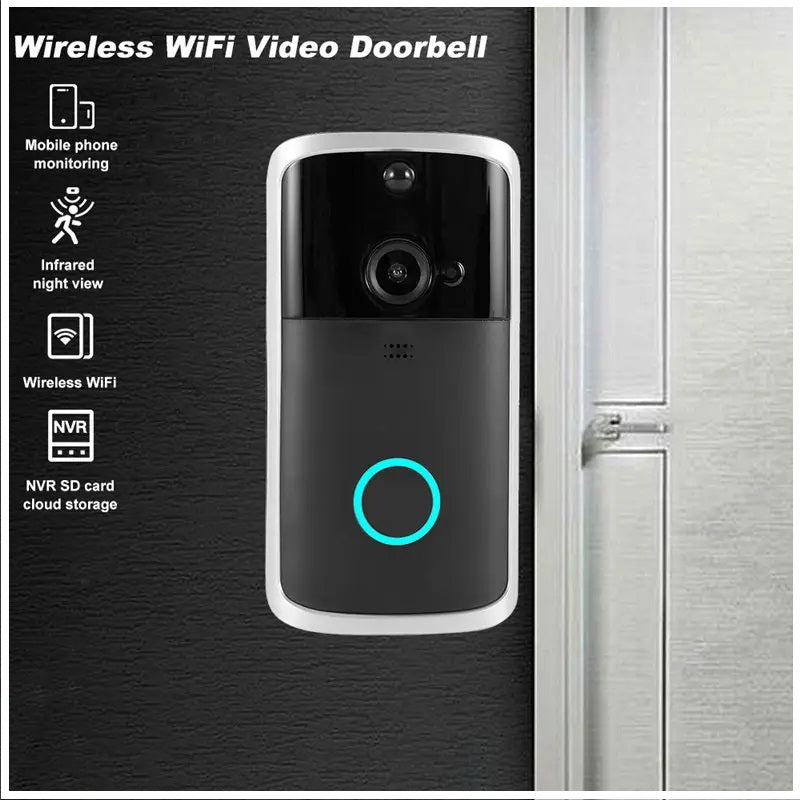 Cámara Portero WiFi Doorbell con Timbre y Control por Smartphone