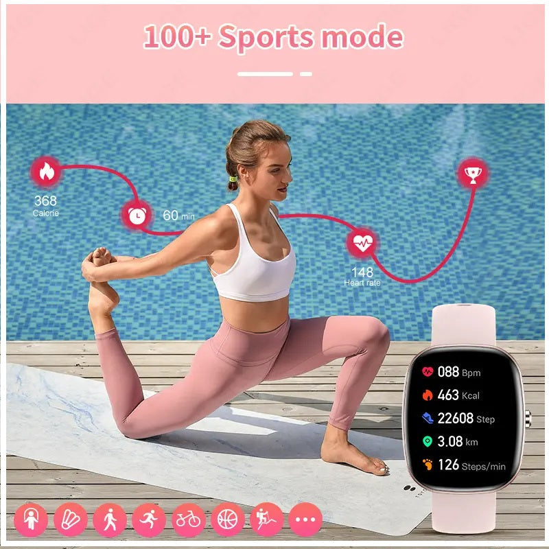 Smartwatch T69 1.83" Llamadas Bluetooth, Actividad e IP67