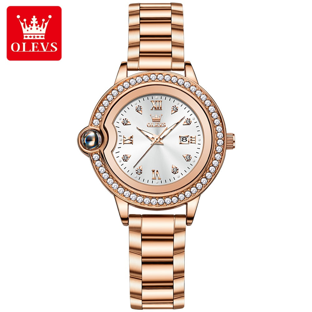 Reloj para Mujer con Diamantes Resistencia al agua