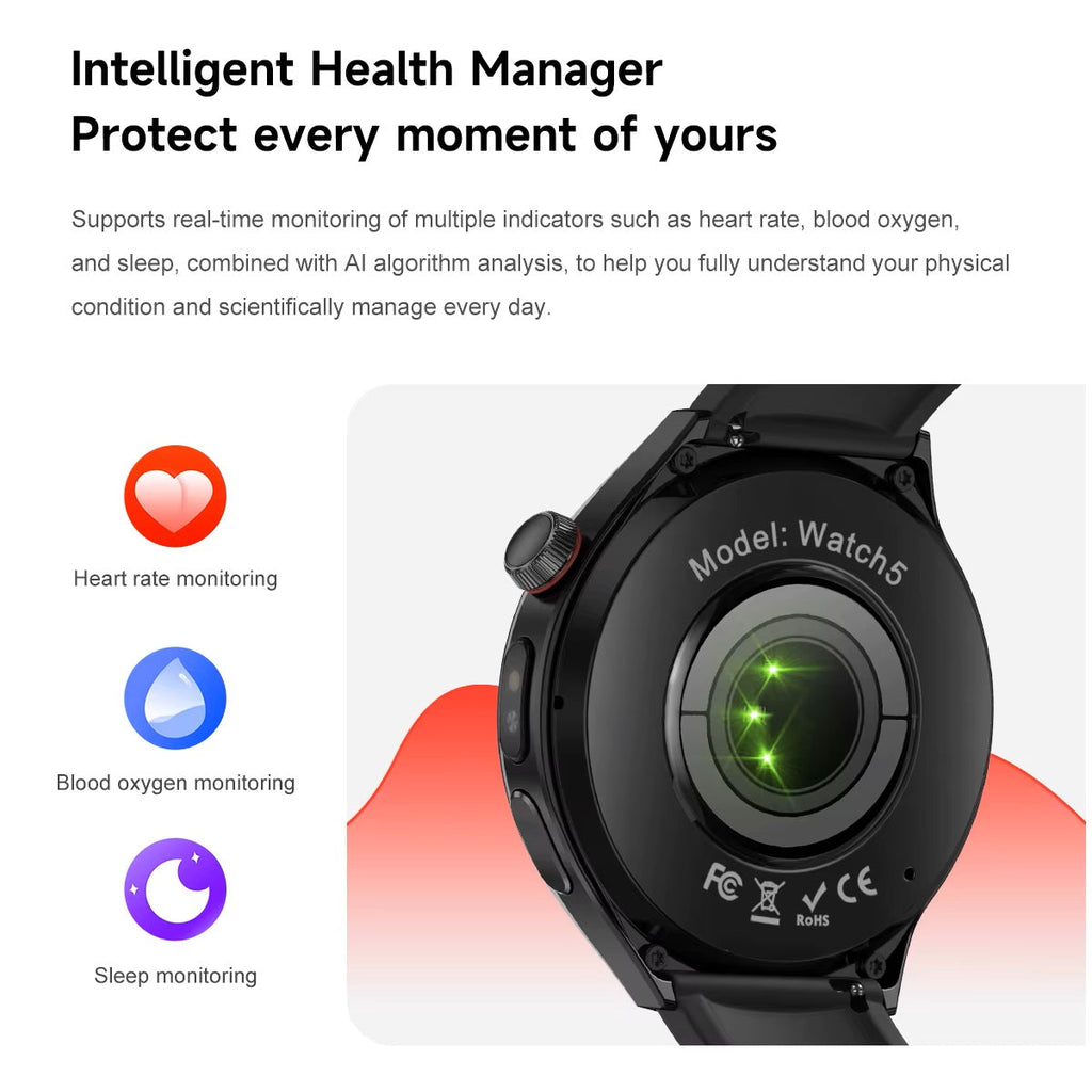 Smartwatch Llamadas Bluetooth, Actividad y Bienestar