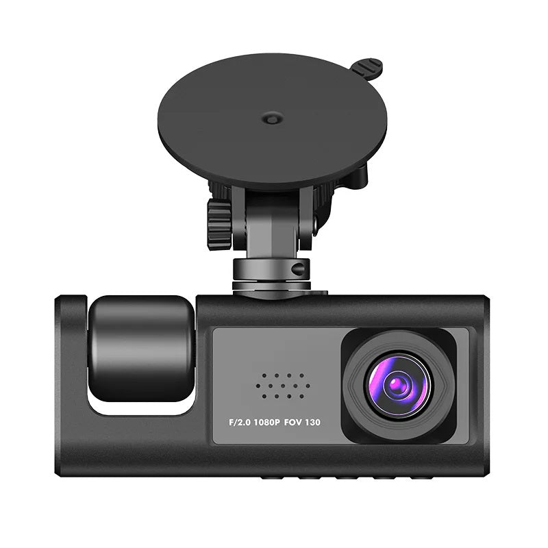 Cámara DVR para Auto Full HD 1080P 3 Canales Visión Nocturna WiFi