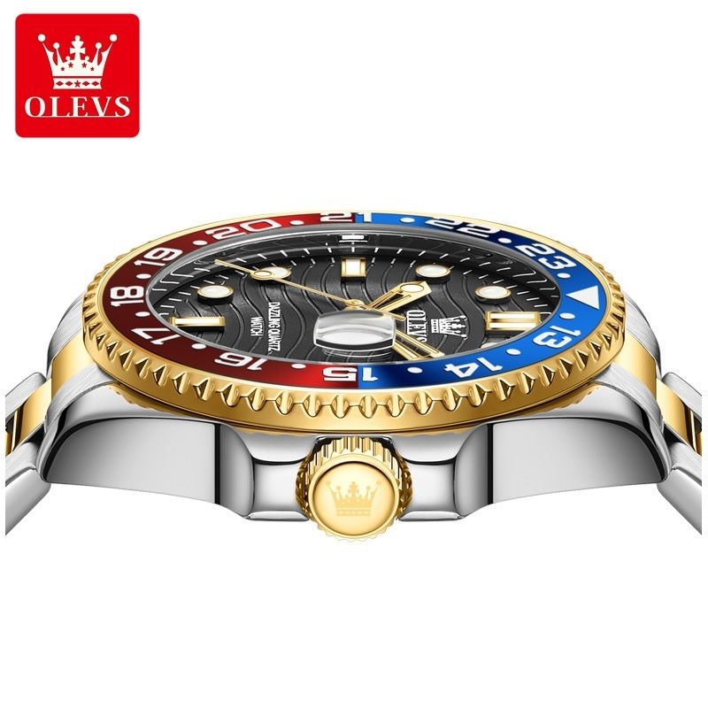 Reloj Hombre Deportivo y de Lujo Correa de Acero Inoxidable