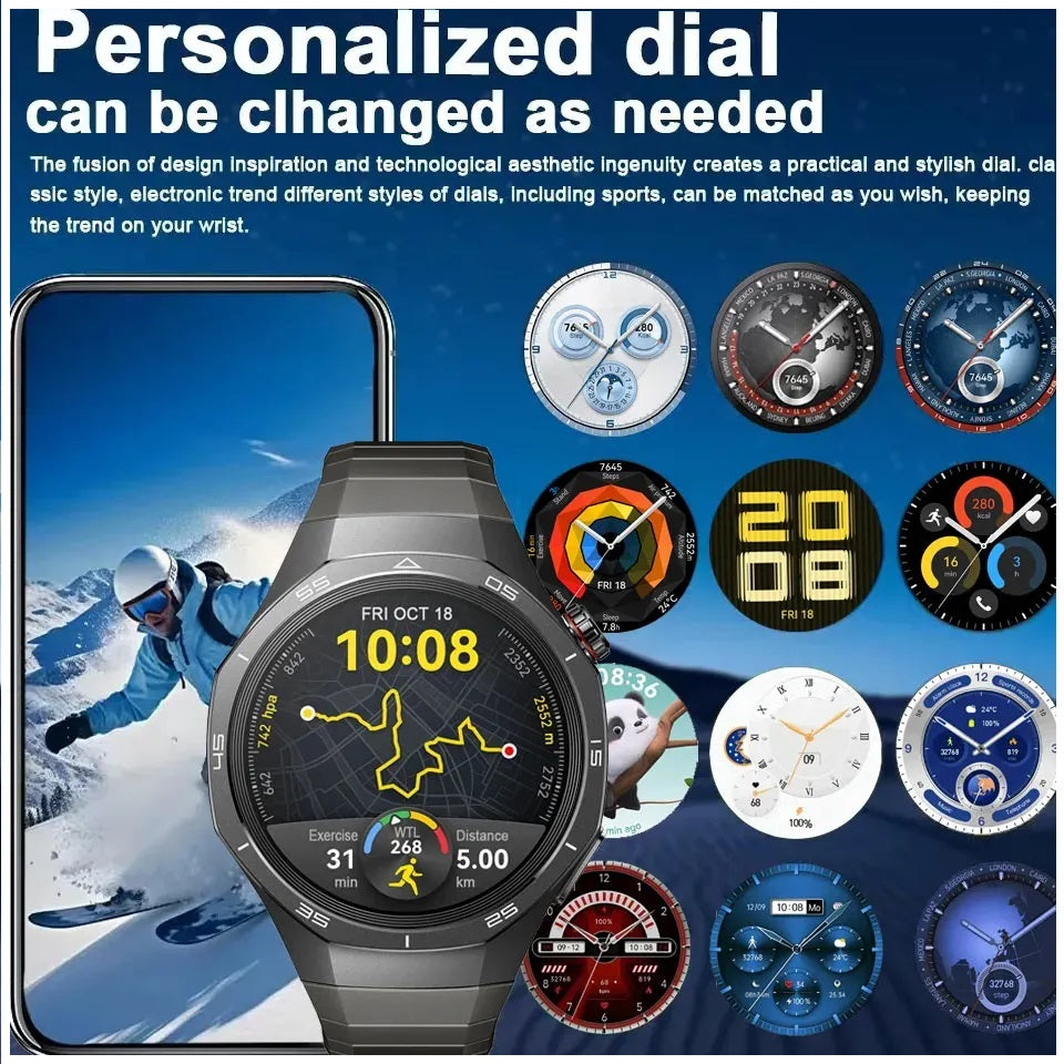 Smartwatch SK40 Deportivo Compatible 3 Correas IP67 Full HD GPS 315mAh