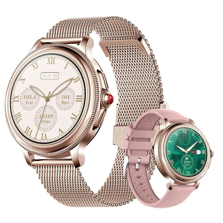 Smartwatch Bluetooth Elegante Mujer Doble correa