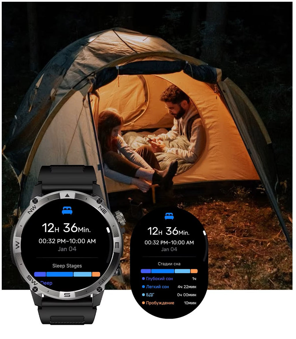 Smartwatch Deportivo HK08 GPS Pantalla AMOLED de 1.43 pulgadas