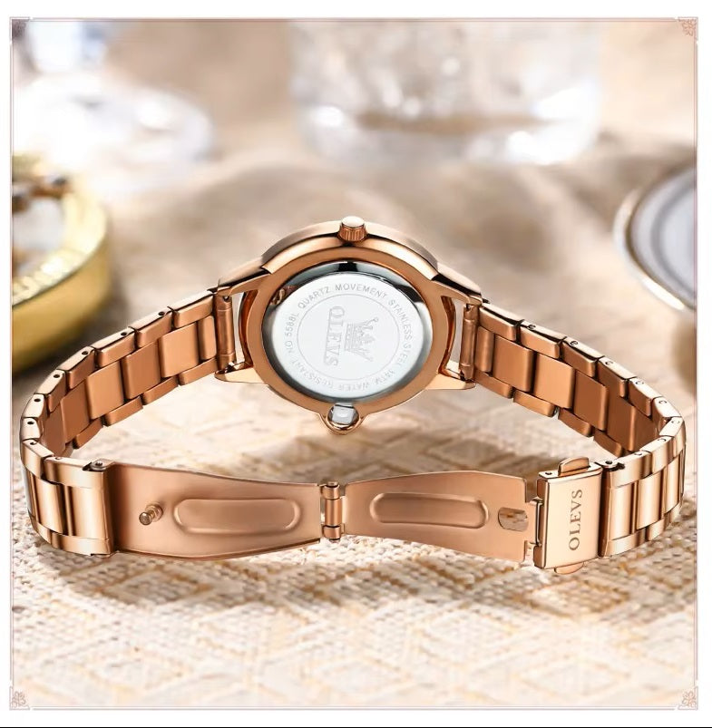 Reloj para Mujer con Diamantes Resistencia al agua