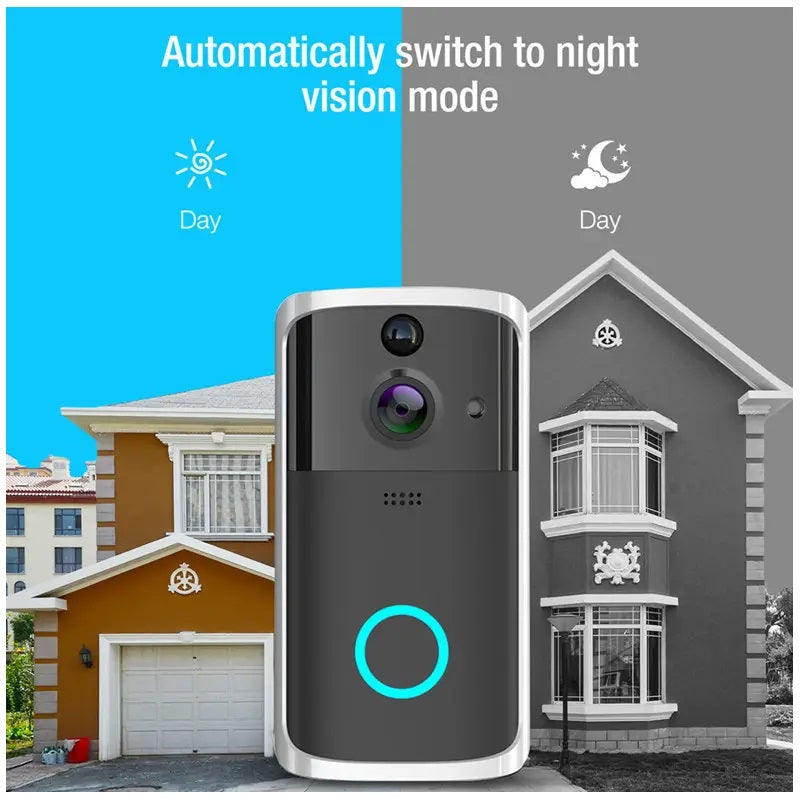 Cámara Portero WiFi Doorbell con Timbre y Control por Smartphone