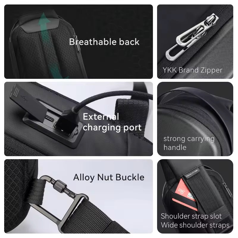 Bolso Antirrobo para Viajes y Oficina, Resistente al Agua