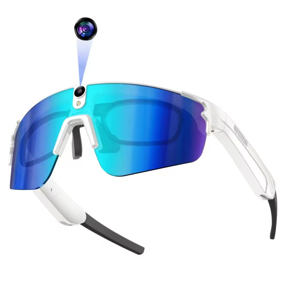 Gafas Inteligentes con IA 1080P Cámara 8MP, Traducción en Tiempo Real