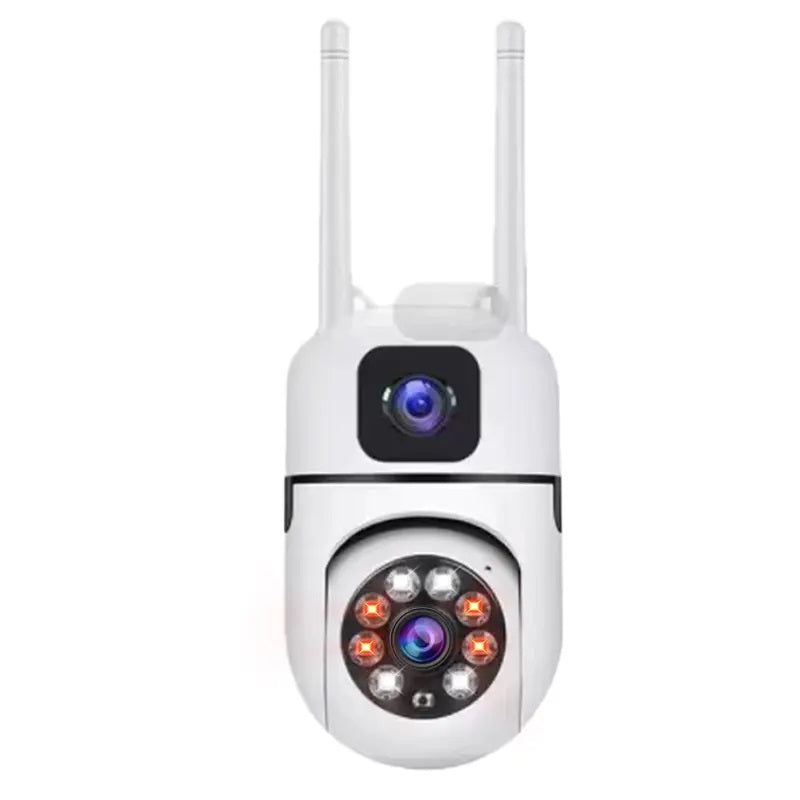 Cámara de Seguridad WiFi Lente Dual Monitoreo 360° Full HD – Diseño A