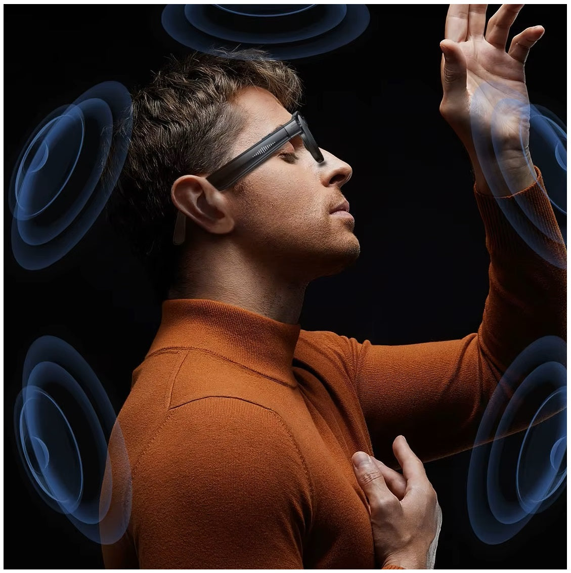 Gafas Inteligentes L801 Cámara 8MP 1200P, Traducción IA y WiFi
