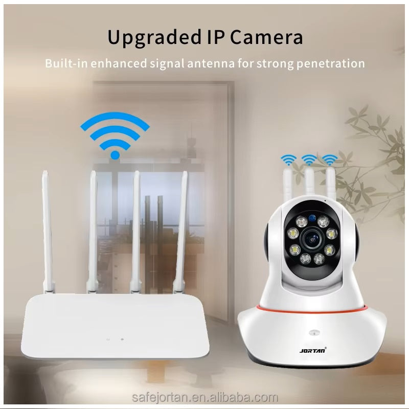 Cámara Inteligente Rotación 360° Detección Movimiento – Diseño A