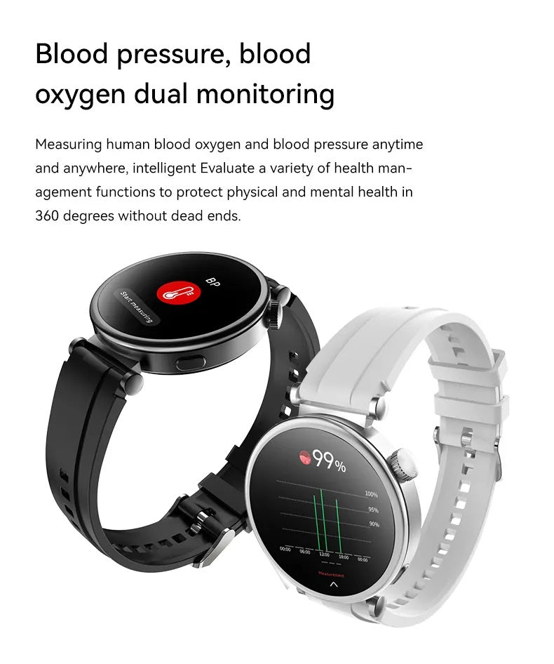 Smartwatch DS5 Mini Mujer con Correas de Silicona y Metálica