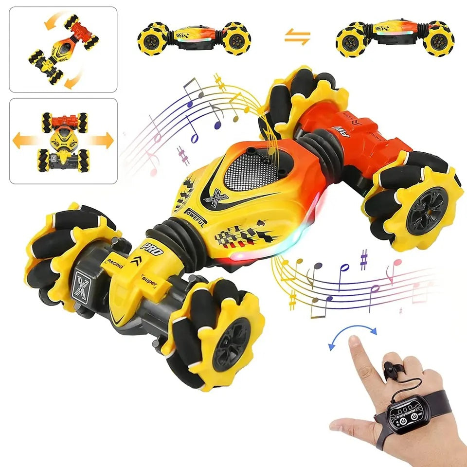 Auto control Remoto 3 Modos Sensor movimiento control y mano Amarillo
