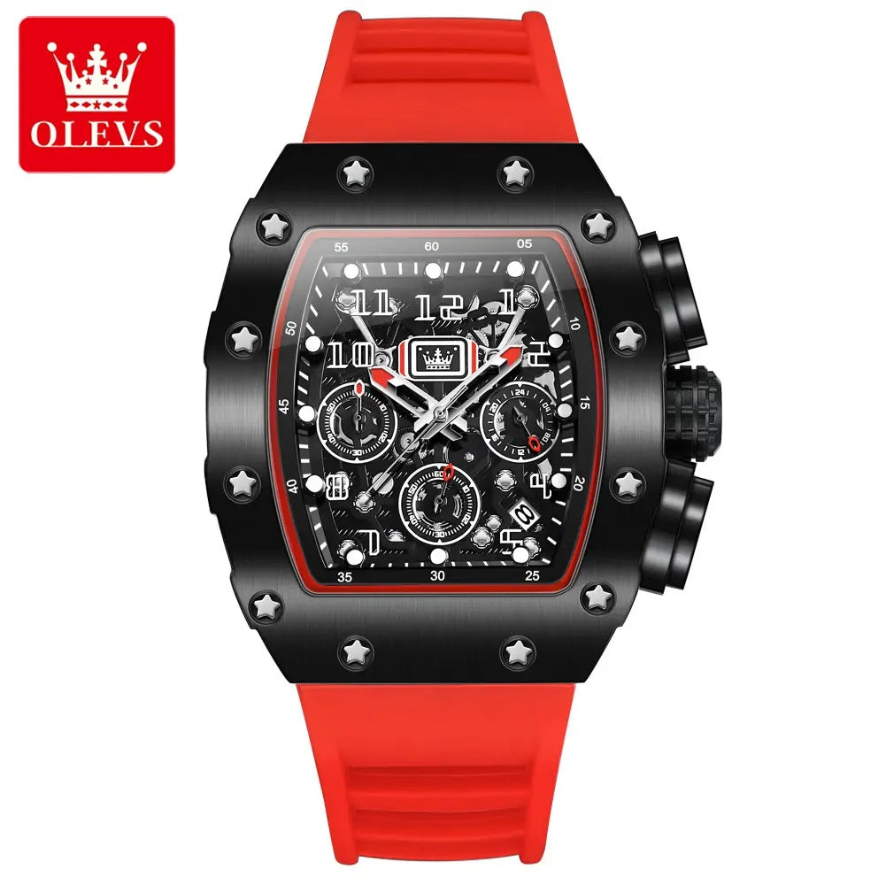 Reloj Deportivo para Hombre Correa Silicona y Cristal Zafiro