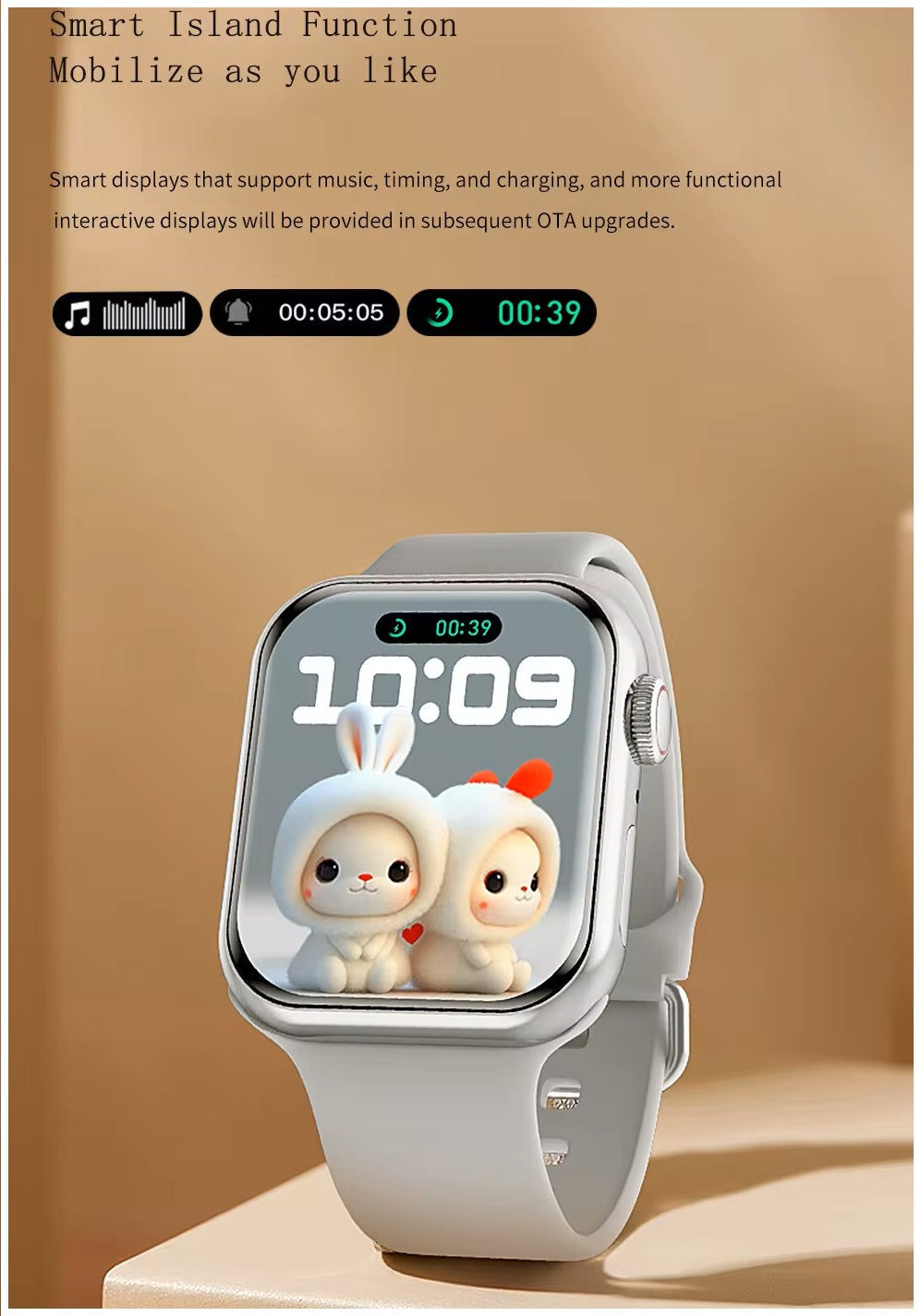 Smartwatch IW9 MINI Bluetooth 5.0 Monitoreo Integral de Bienestar